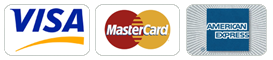 We accept donations via Visa, MasterCard and Amex